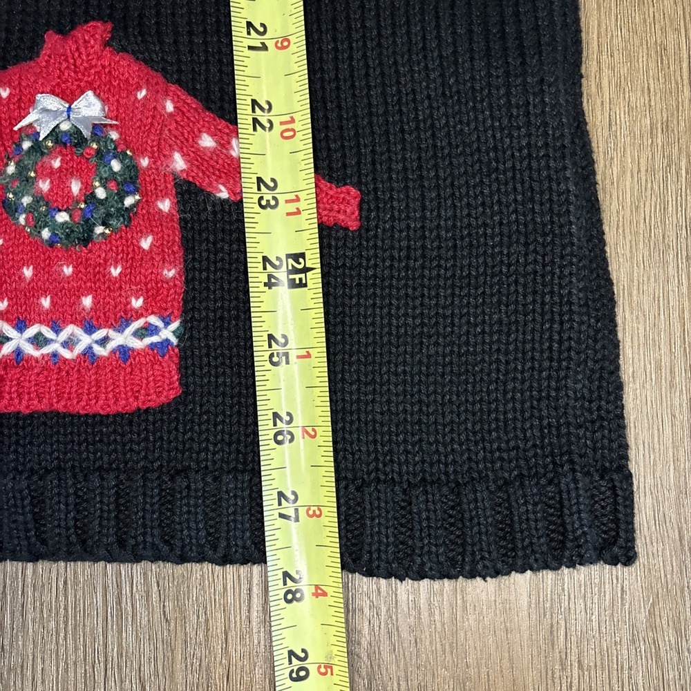 Marisa Christina Sweater Vest Women 1X Ugly Christmas Holiday Winter Teacher VTG - Picture 11 of 11